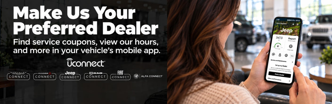 uconnect® make us your preferred dealer | Tooele Chrysler Dodge Jeep Ram in Tooele UT