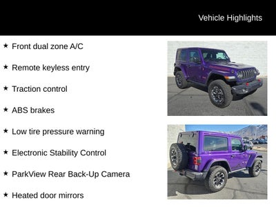 2026 Jeep Wrangler WRANGLER 2-DOOR RUBICON
