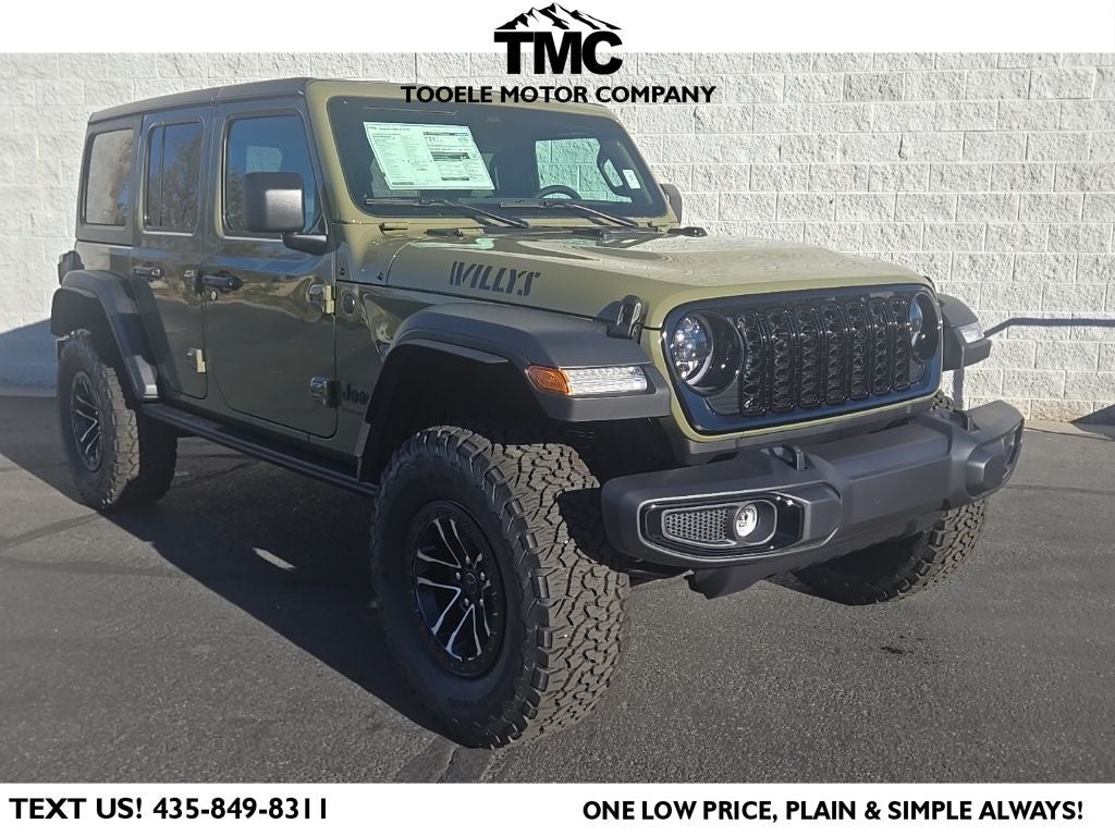 2026 Jeep Wrangler WRANGLER 4-DOOR WILLYS