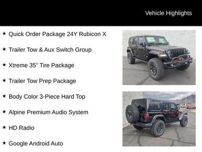 2026 Jeep Wrangler WRANGLER 4-DOOR RUBICON X