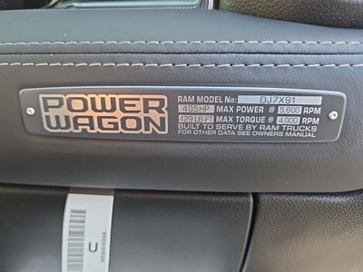 2026 RAM Ram 2500 RAM 2500 POWER WAGON CREW CAB 4X4 6'4' BOX