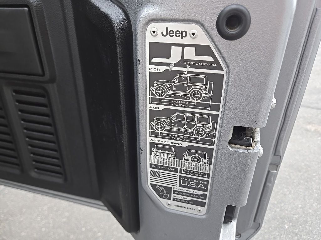 2019 Jeep Wrangler Unlimited Sport S + Quick Order Package 28S Sport S