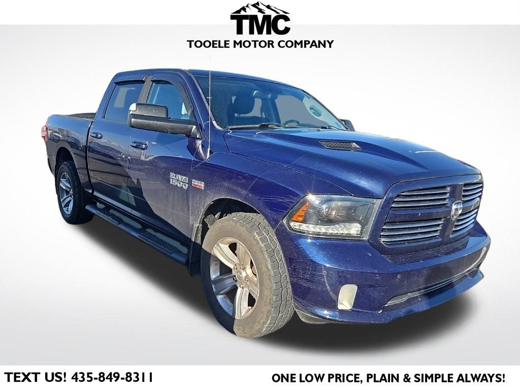 2015 RAM 1500 Sport + Moonroof + Heated Front & Rear Seats & Steering