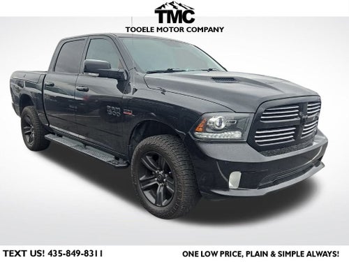 2016 RAM 1500 Sport + Heated Front Seats + Heated Steering Wheel