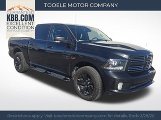 2016 RAM 1500 Sport + Heated Front Seats + Heated Steering Wheel