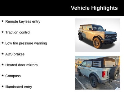 2021 Ford Bronco Black Diamond + Towing Capability Group