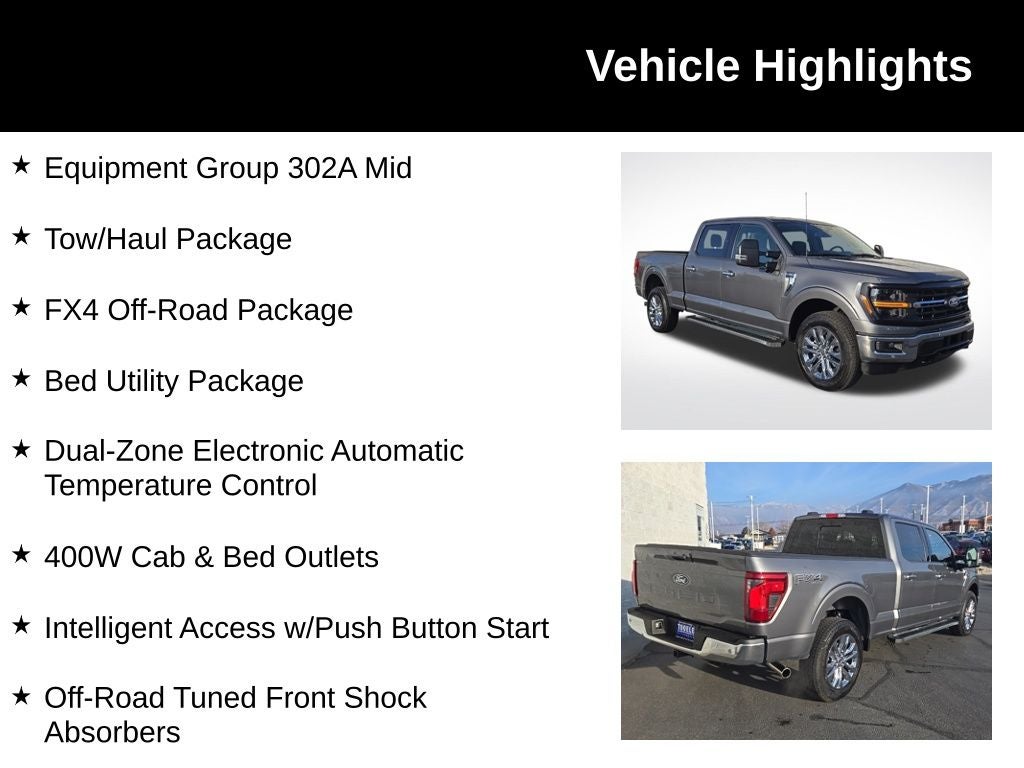 2025 Ford F-150 XLT FX4 302A Luxury