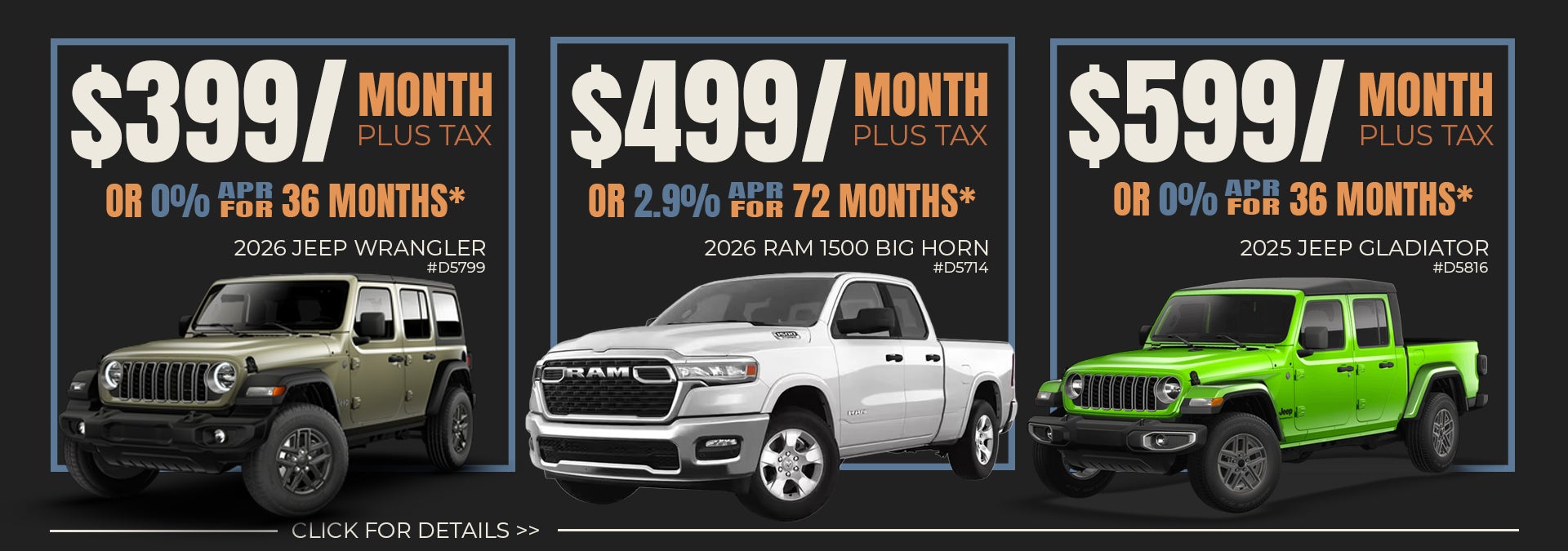 Incredible lease deals at Tooele CDJR