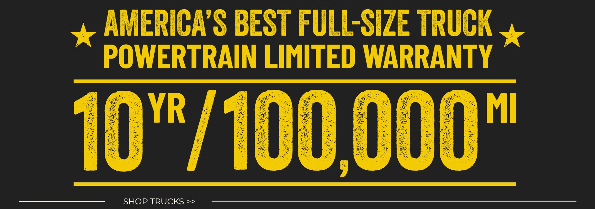 Ram 10 year/100,000 mile powertrain limited warranty