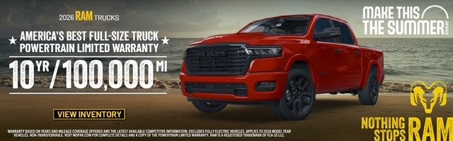 Ram 10 year/100,000 mile powertrain limited warranty